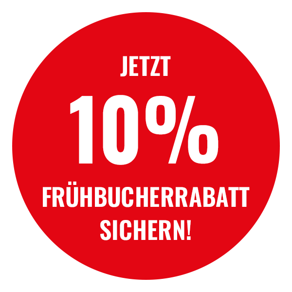 10 % Rabatt für Frühbucher Bild