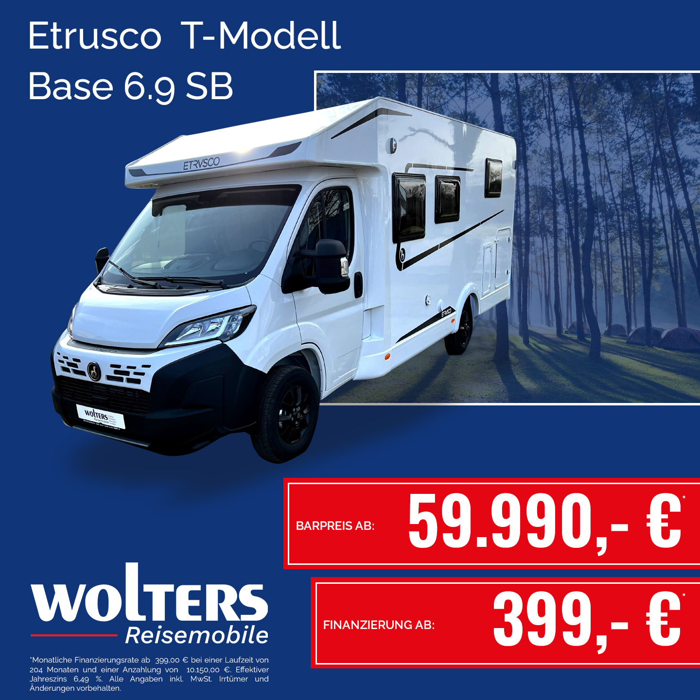 Wohnmobil Etrusco T-Modell 6.9 SB