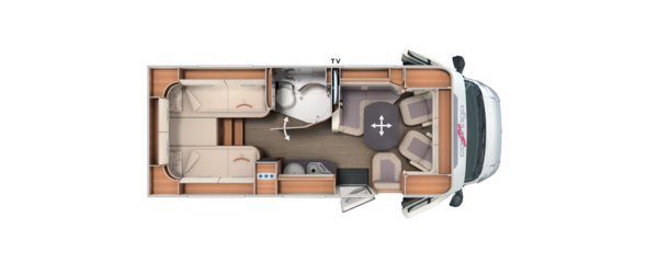 Grundriss C1-tourer T 143 KB-LE comfort 4.2 t Mercedes-Benz Sprinter