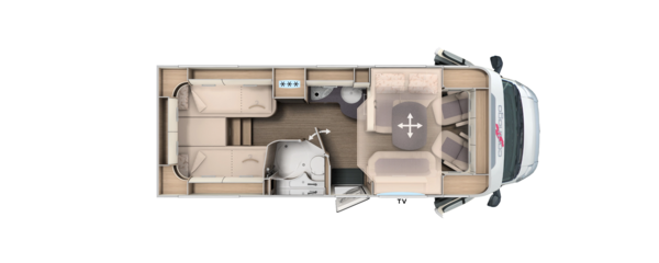 Grundriss C1-tourer T 148 KB-LE H comfort 4.2 t Mercedes-Benz Sprinter