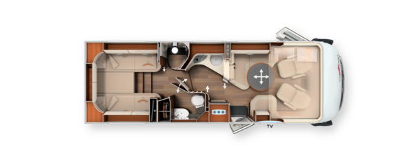 Grundriss chic s-plus I 50 LE Iveco Daily