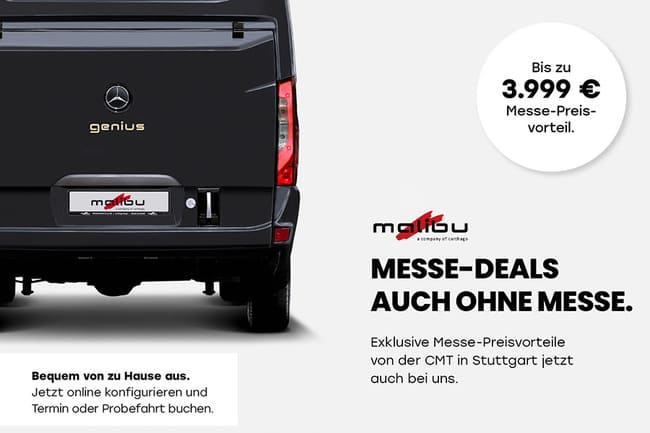 Wolters Reisemobile Angebote Malibu CMT Messe Stuttgart