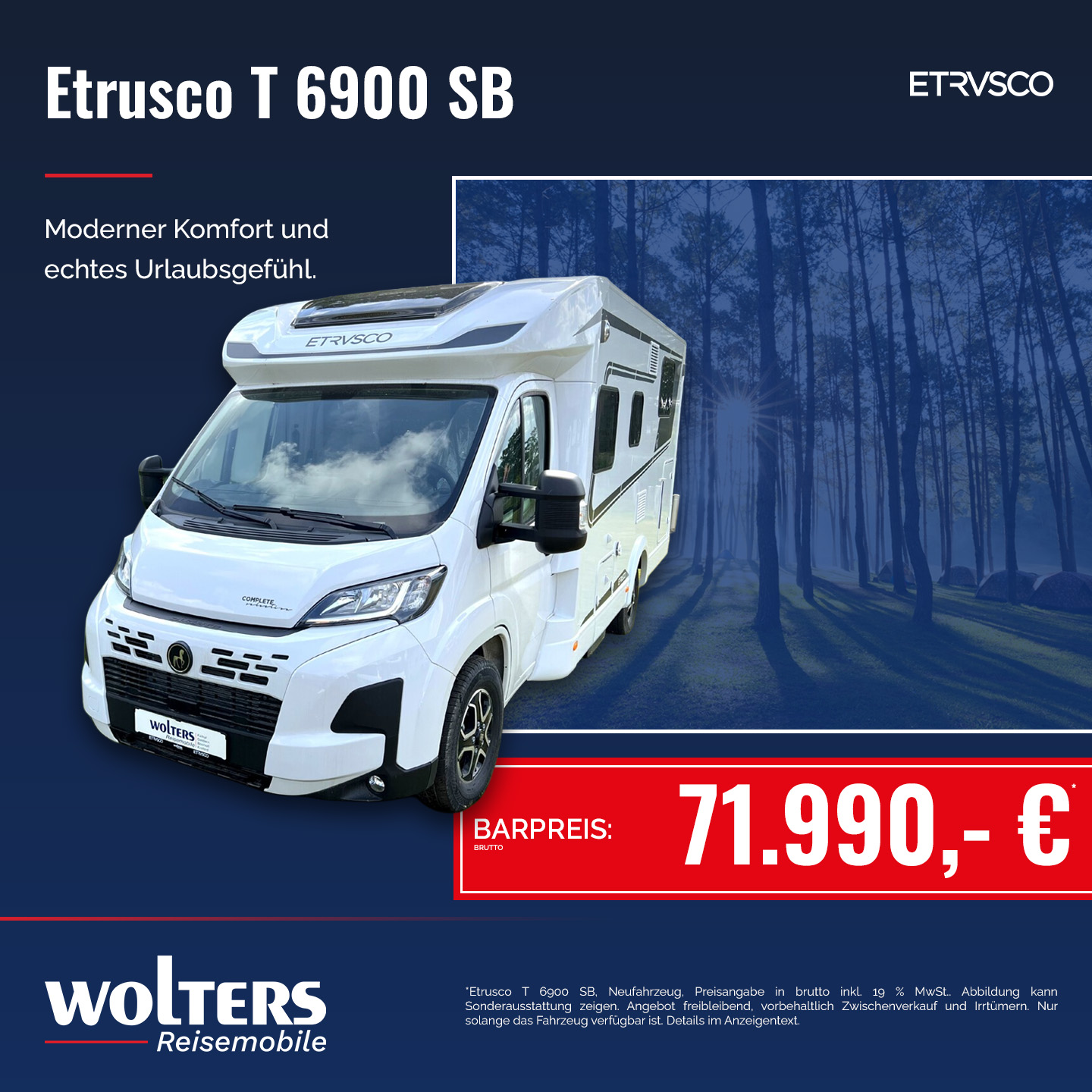 Etrusco T 6900 SB Angebot