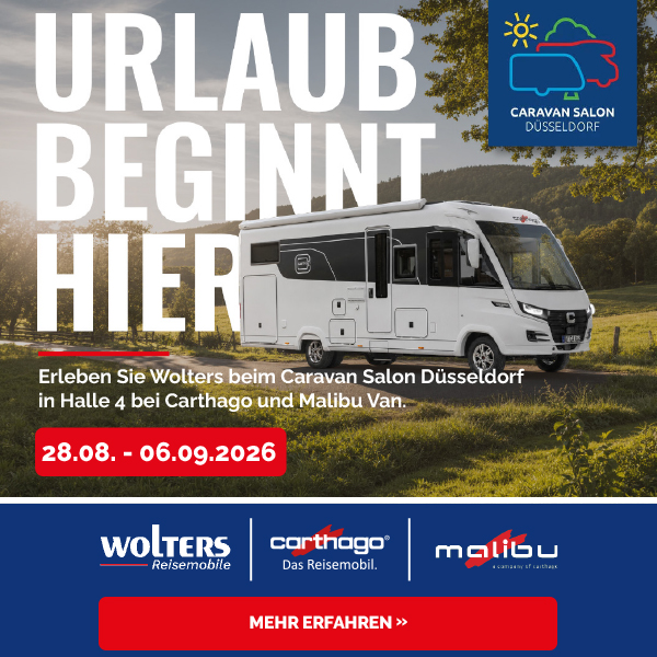 Wolters Reisemobile Caravan Salon 2026 Pop Up