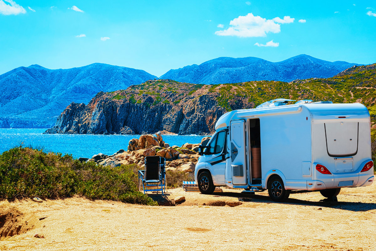 Camping Italien Wohnmobil am Meer