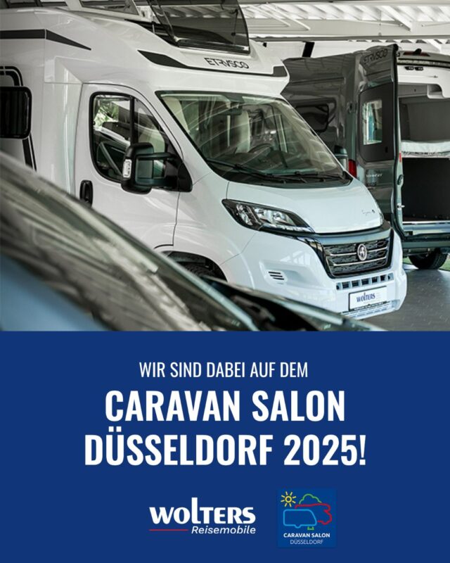 Komm vorbei – wir sind auf dem Caravan Salon 2025! ð

Besuche uns vom 29. August bis 7. September in Halle 6 am Stand von Etrusco! (@etrusco_official)

Unser Experte Riccardo Weissenbach freut sich darauf, dir die Welt von Etrusco näherzubringen.

Nutze die Chance auf exklusive Messevorteile und entdecke die perfekte Kombination aus Style, Komfort und Funktionalität.

ð Alle Infos über den Link in unserer Bio!

#etrusco #wohnmobilmieten #wohnmobilurlaub #auszeitgenießen #caravansalon2025 #roadtrip #messe #woltersreisemobile #vanlife #nextleveltogether
